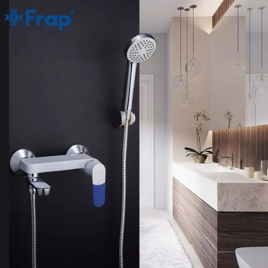 Смеситель для ванни Frap F3234, белый/хром купить в САНН Одесса, изображение 3