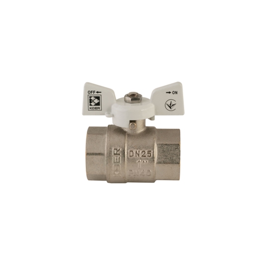 Кран шаровый Koer 1" ГГБ (KR.217.W) белый (KR0180) купить в САНН Одесса, изображение 2