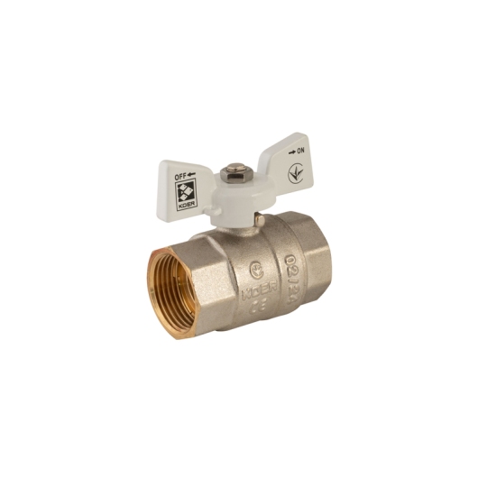 Кран шаровый Koer 1" ГГБ (KR.217.W) белый (KR0180) купить в САНН Одесса, изображение 3