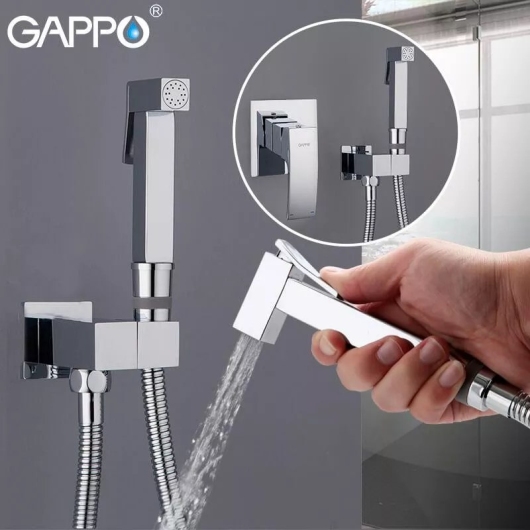 Гигиенический душ GAPPO G7207, хром купить в САНН Одесса, изображение 2