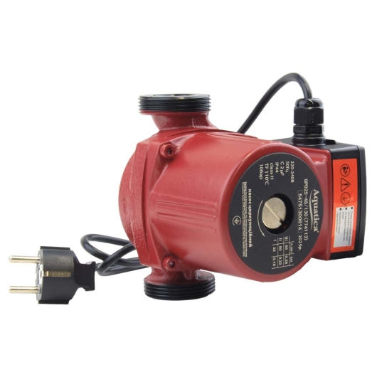 Насос циркуляционный 65Вт Hmax 4м Qmax 63л/мин Ø1½" 130мм+гайки Ø1" AQUATICA (774113) купить в САНН Одесса