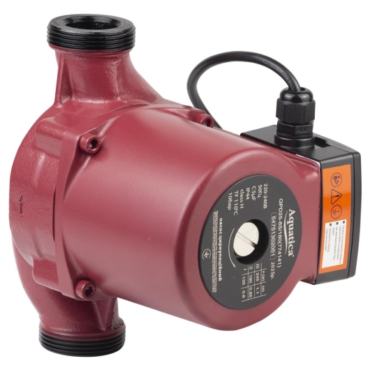 Насос циркуляционный 245Вт Hmax 8м Qmax 200л/мин Ø1½" 180мм + гайки Ø1" AQUATICA (774141) купить в САНН Одесса, изображение 2