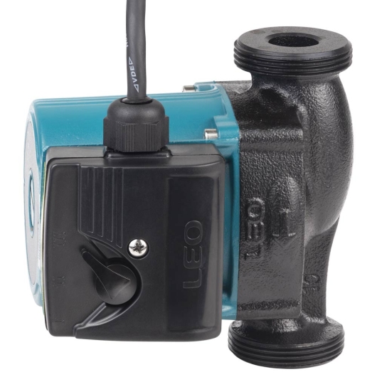 Насос циркуляционный 74Вт Hmax 4м Qmax 52л/мин Ø1½" 130мм+гайки Ø1" LEO 3.0 LRP25-40/130 (774413) купить в САНН Одесса, изображение 3