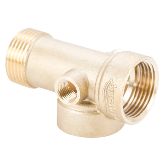 З"єднувач п'яти вивідний 80мм 1"м×1"F×1"F×1/4"M×1/4" F∠180° AQUATICA (779599) купить в САНН Одесса, изображение 3