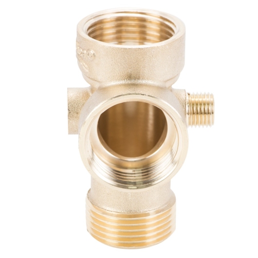 З"єднувач п'яти вивідний 80мм 1"м×1"F×1"F×1/4"M×1/4" F∠180° AQUATICA (779599) купить в САНН Одесса, изображение 2