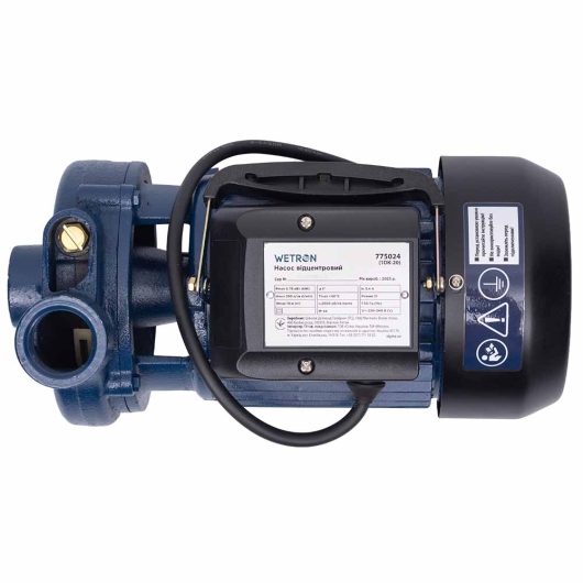 Насос відцентровий 0.75кВт Hmax 18м Qmax 200л/мин WETRON 1DK-20 (775024) купить в САНН Одесса, изображение 5