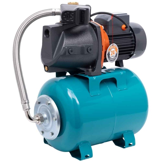 Станція 0.75кВт Hmax 46м Qmax 90л/мин (самовсмоктуючий насос) 24л AquaticaLEO XJWm/10mA3/UA (775323/24) купить в САНН Одесса