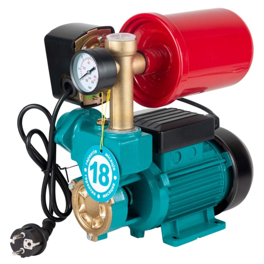 Станція 0.37кВт Hmax 32м Qmax 40л/мин (вихровий насос) 1л AQUATICA AUTOGPa125ZA (776016) купить в САНН Одесса, изображение 2