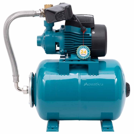 Станція 0.75кВт Hmax 75м Qmax 50л/мин (вихровий насос) 24л AquaticaLEO APm75A/UA (775134/24) купить в САНН Одесса, изображение 2