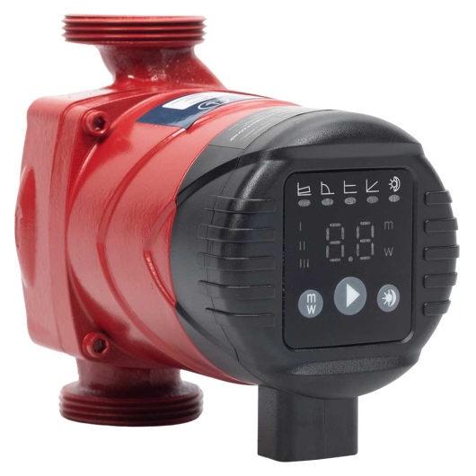 Насос циркуляционный енергозберігаючий 10-45Вт Hmax 6м Qmax 52л/мин Ø1½" 130мм + гайки Ø1" WETRON (774352) купить в САНН Одесса