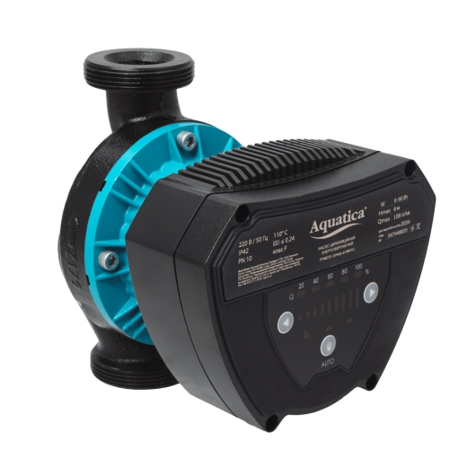 Насос циркуляционный енергозберігаючий 6-90Вт Hmax 6м Qmax 108л/мин Ø2" 180мм + гайки Ø1¼" AQUATICA GPA32-6/180 IV (774073) купить в САНН Одесса, изображение 5