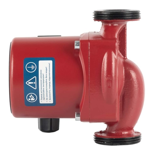 Насос циркуляционный 75Вт Hmax 4м Qmax 45л/мин Ø1½" 130мм бордо + гайки Ø1" WETRON (774213) купить в САНН Одесса, изображение 2