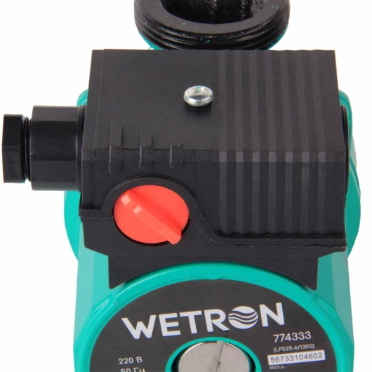 Насос циркуляционный 75Вт Hmax 4м Qmax 45л/мин Ø1½" 130мм зел + гайки Ø1" WETRON (774313) купить в САНН Одесса, изображение 5