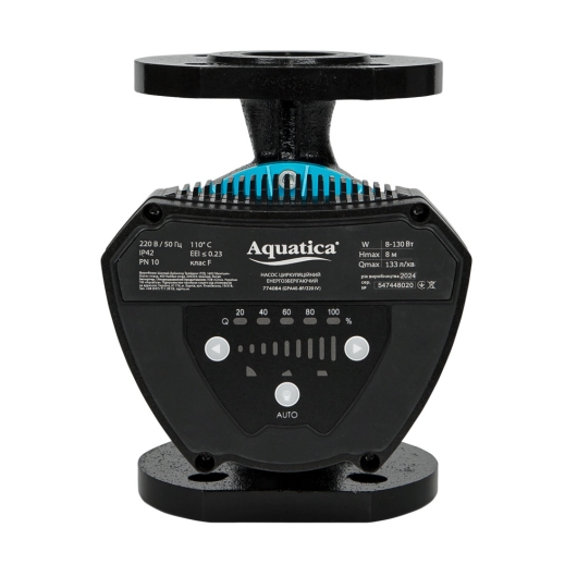Насос циркуляционный енергозберігаючий фланц 8-130Вт Hmax 8м Qmax 133л/мин DN40 220мм + відповідний фланець AQUATICA GPA40-8F/220 IV (774084) купить в САНН Одесса, изображение 4