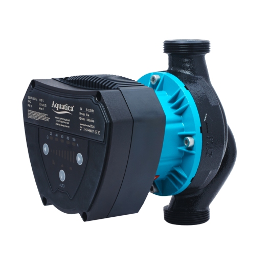 Насос циркуляционный енергозберігаючий 8-130Вт Hmax 8м Qmax 108л/мин Ø1½" 180мм + гайки Ø1" AQUATICA GPA25-8/180 IV (774075) купить в САНН Одесса