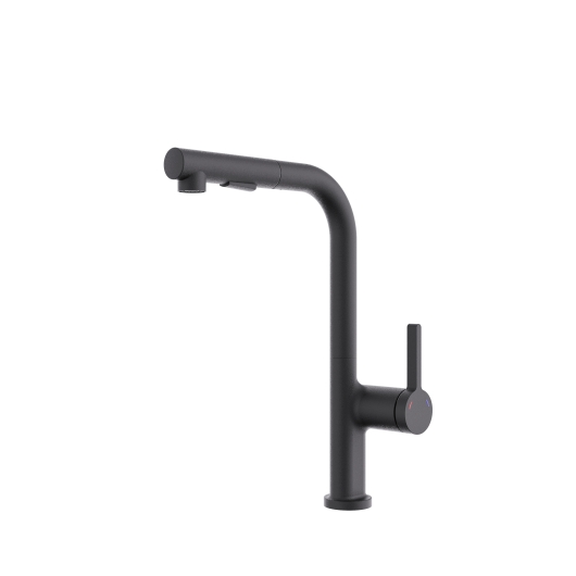 Смеситель для кухни RIMINI 07 black matte