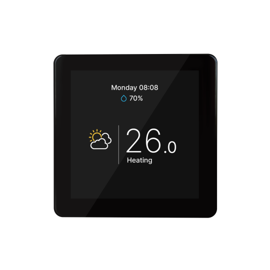 114350 Кімнатний сенсорний термостат з WiFi управлінням Tervix Pro Line WiFi TouchScreen Thermostat (котел), чорний купить в САНН Одесса, изображение 3