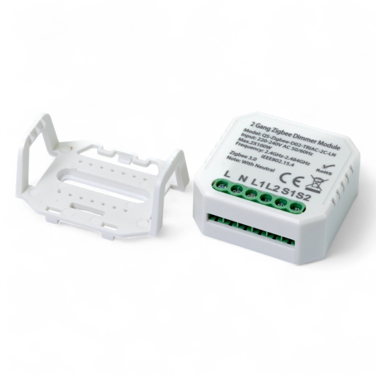 436121 Умный выключатель - регулятор Tervix Pro Line ZigBee Dimmer (2 клавиши) купить в САНН Одесса, изображение 3