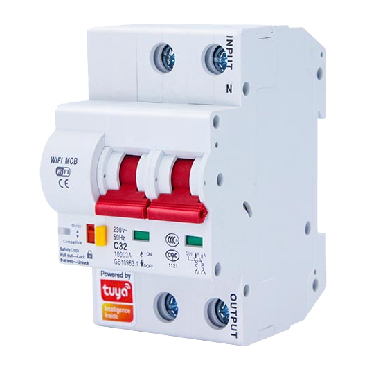 439412 Умный диф. автоматичний выключатель з електромоніторингом Tervix WiFi Circuit Breaker, 63A купить в САНН Одесса