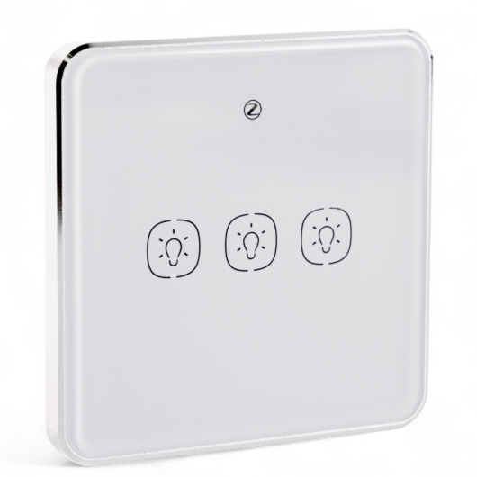 438031 Умная сенсорна кнопка-выключатель Tervix Pro Line ZigBee Touch Switch (3 клавиши), на батар. купить в САНН Одесса
