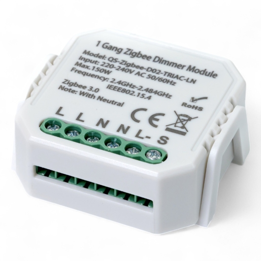 435121 Умный выключатель - регулятор Tervix Pro Line ZigBee Dimmer (1 клавиша) купить в САНН Одесса, изображение 2