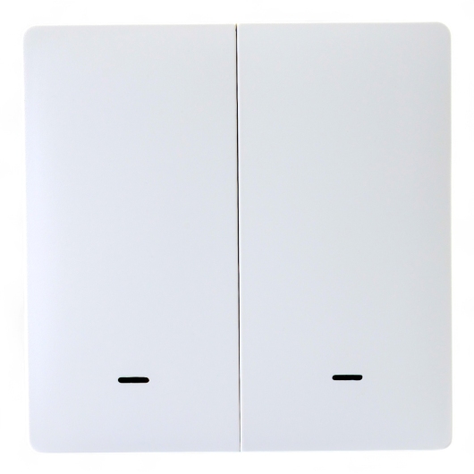 433021 Умная клавішна кнопка-выключатель Tervix Pro Line ZigBee Push Button (2 клавиши), на батар. купить в САНН Одесса