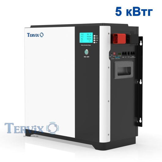 621041 Аккумуляторная батарея LiFePO4, 51,2В 100 Аг Tervix Pro Line купить в САНН Одесса, изображение 2