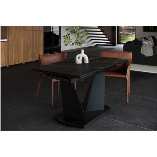 Стіл ЛУАРА 160(240)*90*76 Laminam Naturali Noir Desir (3mm) купить в САНН Одесса, изображение 6