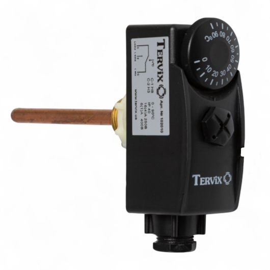 102010 Термостат погружний Tervix ProLine, 0-90С поверхнева регуляція, G1/2", гільза 100мм купить в САНН Одесса
