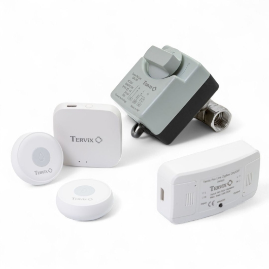 4912611-1 Система защиты от потопа для умного дома Tervix ZigBee Water Stop на 1 трубу 1/2" купить в САНН Одесса