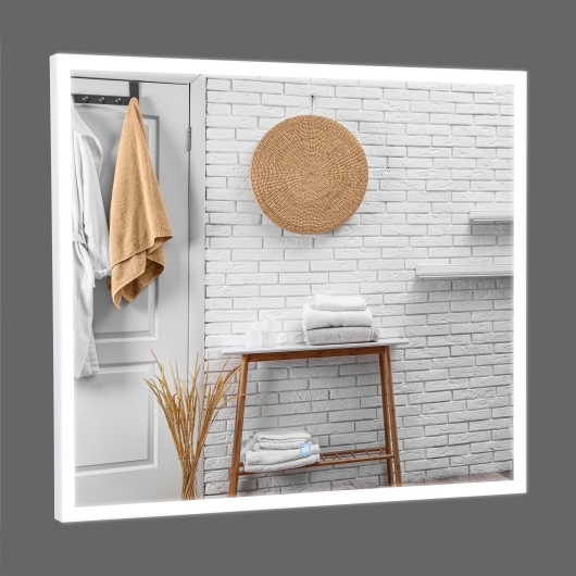 Зеркало Люче white 80x70, сенсор, подсветка купить в САНН Одесса, изображение 3