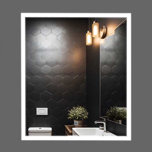 Зеркало Люче white 60x70, сенсор, подсветка купить в САНН Одесса, изображение 4