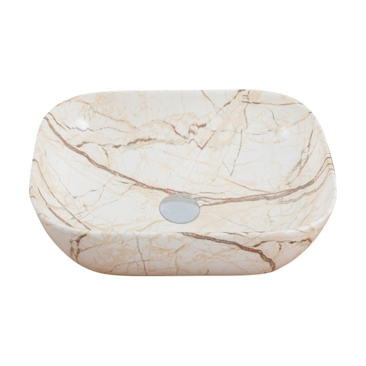 Умывальник Calypso Marble Beige Gloss 46 см купить в САНН Одесса