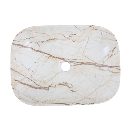 Умывальник Calypso Marble Beige Gloss 46 см купить в САНН Одесса, изображение 4