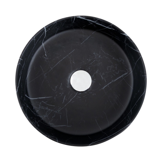 Умывальник Venus Dark Round Marble 35 см купить в САНН Одесса, изображение 2