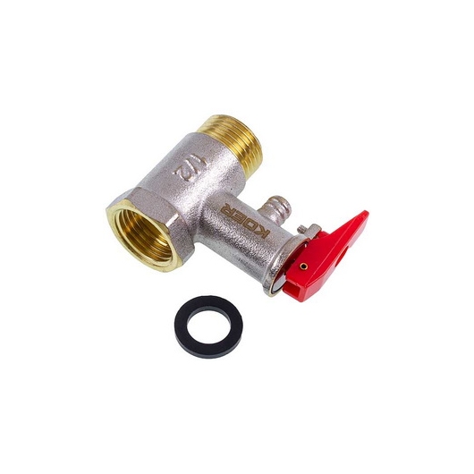 Клапан запобіжний 8 бар 1/2” для бойлера (універсальний) Koer 104292 KR.1040 104292 купить в САНН Одесса