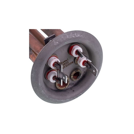 ТЭН фланцевий для бойлера 34013100000 Kawai 2000W (мідний) L=310mm фланец 64mm (під анод M4) купить в САНН Одесса, изображение 5