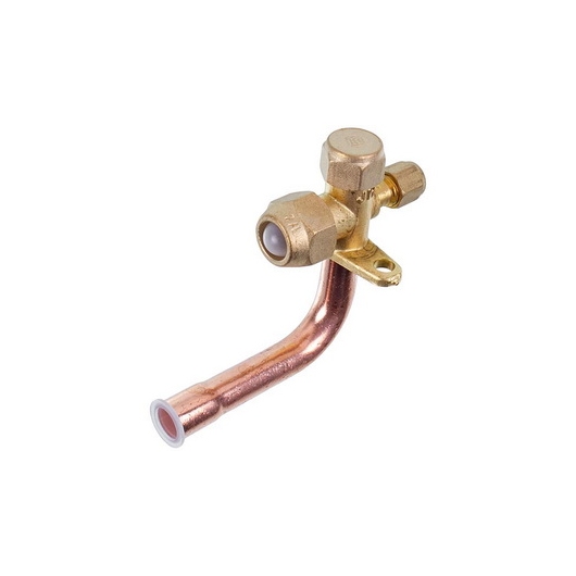 Кран сервисный (порт) 1/2" кутовий 90° для кондиционера купить в САНН Одесса