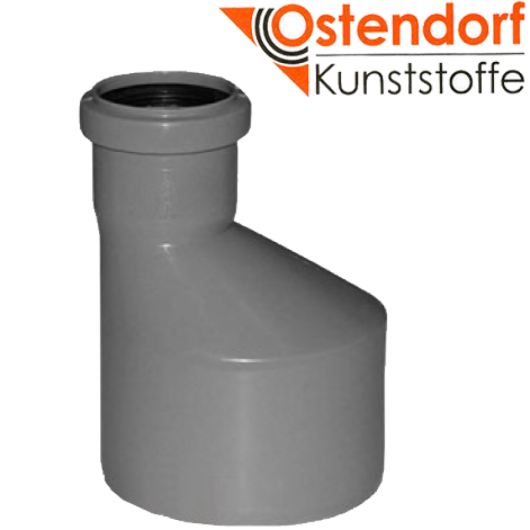 Ostendorf HT SAFE редукционная муфта 50/40 мм, полипропилен, Германия, гарантия 25 лет купить в САНН Одесса, изображение 2