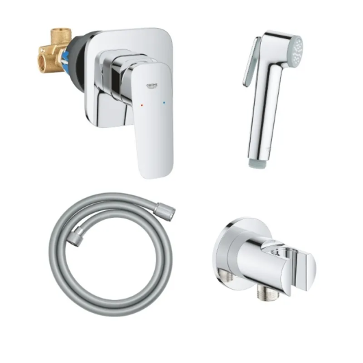 Готовый комплект для гигиенического душа Grohe Cubeo (UA11183003) купить в САНН Одесса, изображение 2