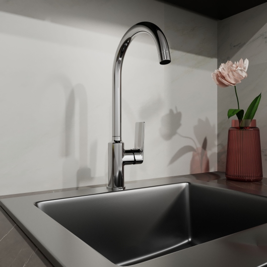 STYLE смеситель для кухні C-вилив купить в САНН Одесса, изображение 3