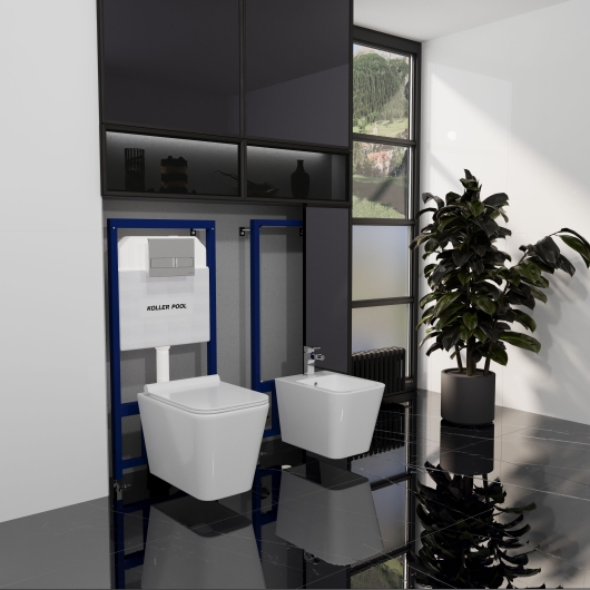Dune bidet инсталляция для біде(залізний корпус з аксесуарами) купить в САНН Одесса, изображение 2