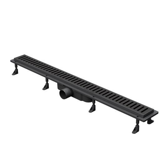 Трап лінійний AQUA 70cм та решіткою Line mattblack купить в САНН Одесса
