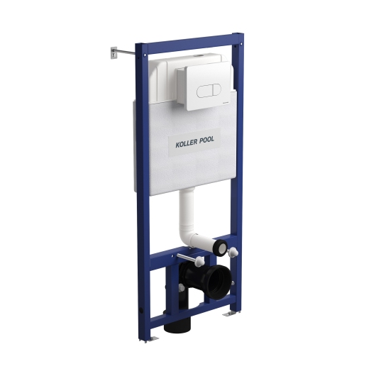 Инсталляция Koller Pool Dune 1200SL + Neon Gold панель смыва + подвесной унитаз ROUND з сидінням Soft-close (змив Tornado 3.0) купить в САНН Одесса, изображение 2