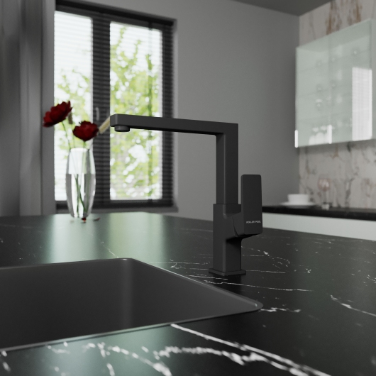 СUBE Kitchen смеситель для кухні Black Matt купить в САНН Одесса, изображение 2