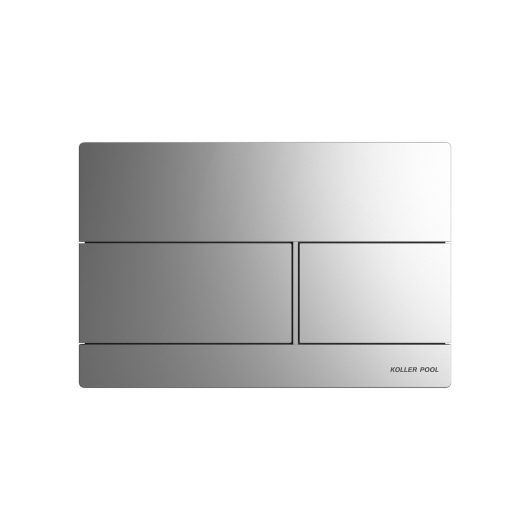 KVADRO M панель смыва polished aluminum купить в САНН Одесса
