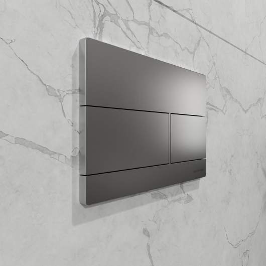 KVADRO M панель смыва polished aluminum купить в САНН Одесса, изображение 2