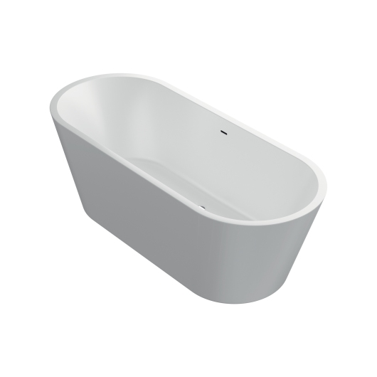 Ванна акрилова окремостояча суцільнолита Elara 1700x700 White з сифоном купить в САНН Одесса, изображение 2