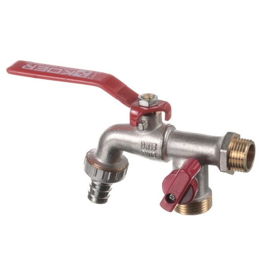 Кран полива с дополнительным выходом Koer KR.248 - 1/2" (KR3071) купить в САНН Одесса