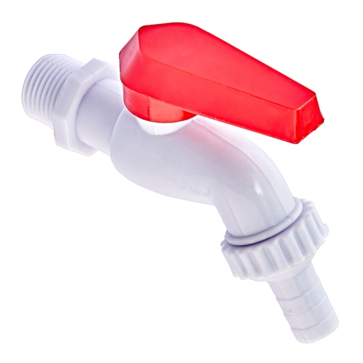 Пивной кран PVC (White+red) Plamix PVI-1/2" (PM0631) купить в САНН Одесса, изображение 2